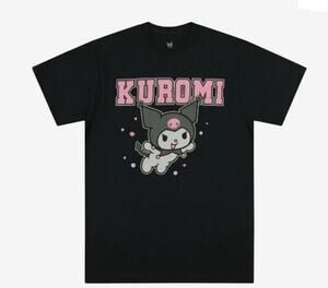 Kuromi Short Sleeve Graphic T-Shirt Navy Blue Mens Large NWT